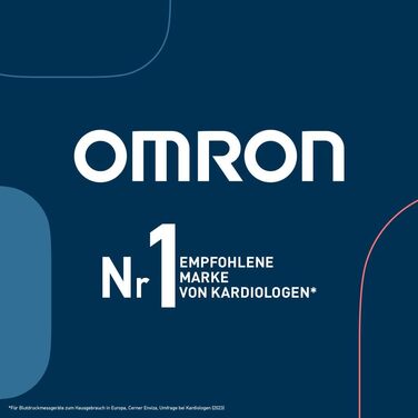 OMRON Complete - точний тонометр на плече з функцією ЕКГ для вимірювання тиску та скринінгу фібриляції передсердь вдома | 22-42 см | клінічно перевірений | з мобільним додатком
