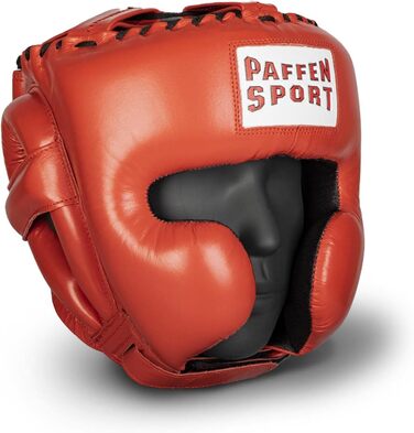 Paffen Sport PRO Mexican Headgear for Boxing, Kickboxing, Muay Thai Sparring - White (L-XL, Black)