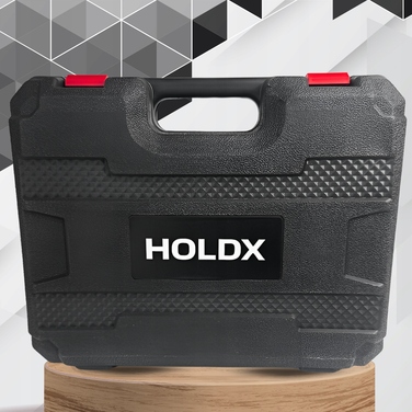 Акумуляторний шурупокрут HOLDX 21 В 2,0 Аг 45 Нм з кейсом та підсвіткою