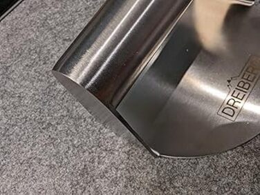 Набір для приготування бургерів DREIBERG® з нержавіючої сталі (9 предметів): шпатель, дзвоники для плавлення сиру, прес, сматчер, дозатор спецій, рецепти та папір для випікання