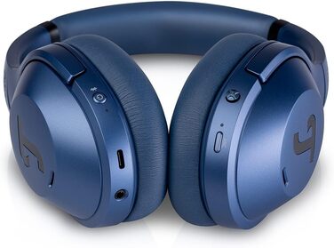 Бездротові Bluetooth-навушники Teufel REAL Blue NC 3 Over-Ear з активним шумопоглинанням (ANC), Steel Blue