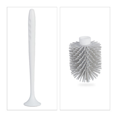 Relaxdays Toilet Brush with Wall Holder
