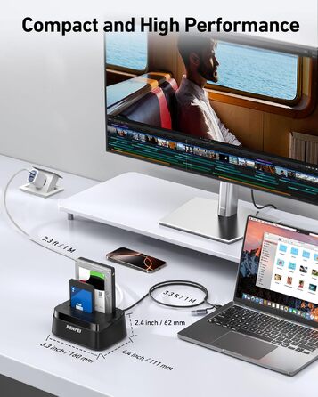 Док-станція BENFEI USB-C для HDD/SSD 2.5