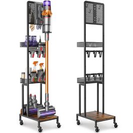 Підставка для пилососа Bikoney сумісна з Dyson V15, V12, V11, V10, V8, V7, V6, Gen5, з аксесуарами та місцем для зберігання