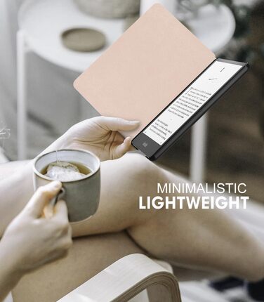 Чохол MoKo для Kindle Paperwhite 12th Gen 2024 та Kindle Colorsoft Signature Edition 2024, PU шкіра, авто-сон/пробудження, сірий ліс (kirschbogen)