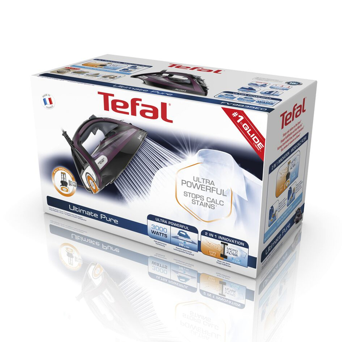 Парова праска Tefal Ultimate Pure FV9835E0 3000 Вт