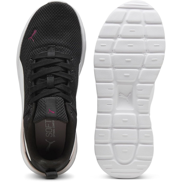 Кросівки PUMA Anzarun - унісекс, чорно-білі з рожевим, 47 EU