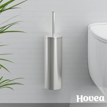 Набір щіток для унітазу Hovea (2 шт.) - чорний колір, силікон та метал. Кріплення на стіну без свердління. Тримач для щіток. Модель WC3620