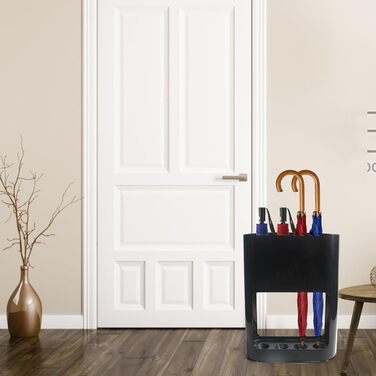 Підставка для парасоль підставка для парасоль 4 слоти, чорна, для дому