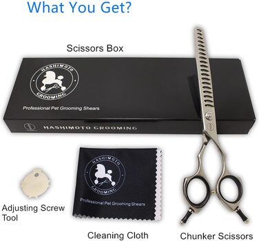 Ножиці для грумінгу собак Hashimota Chunker 7.0