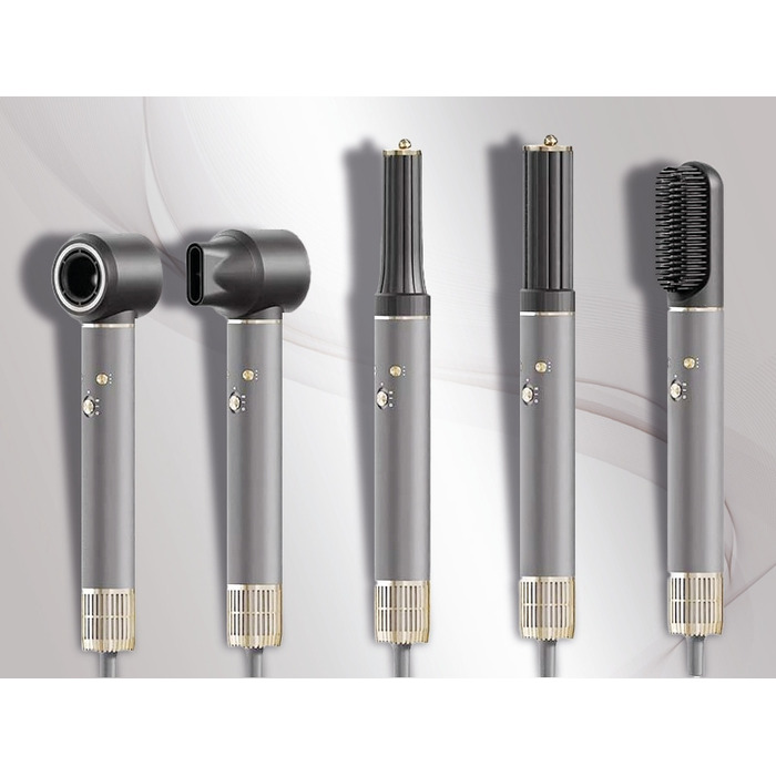 Фен для волосся Gordon 1300 Вт з іонізацією, 3 швидкостями та дифузором