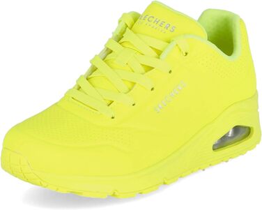 Жіночі кросівки Skechers UNO Night Shades, 42 EU, Durabuck, неоновий жовтий