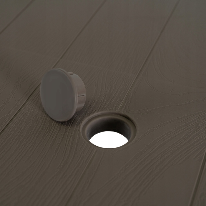 Прямокутний стіл з техноротанга MEBEL ELITE, 119,5 x 69 x 76 см
