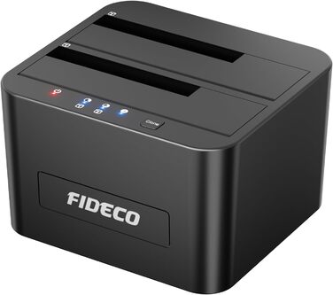 Док-станція для HDD/SSD FIDECO, USB 3.0, 2.5/3.5