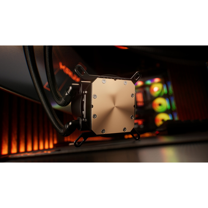 Рідинне охолодження AIO KRUX HydroGlance 240 ARGB з LCD-дисплеєм