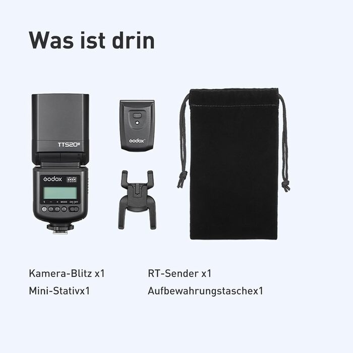 Спалах для камери Godox TT520III з радіопередавачем RT-16, GN33, підтримка S1/S2, сумісний з камерами