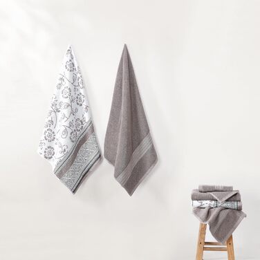 Набір рушників Modern Threads Ophelia Rehkitz: 2 великі, 2 середні, 2 маленькі, двоборочні, габардин