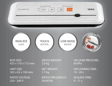 Вакууматор Vivax VS-1103, білий