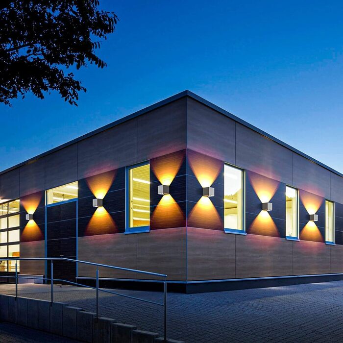 Настінний світильник YrgePowk 2 шт. з LED лампою G9, тепле світло 3000K, IP65, регульований кут освітлення, чорний