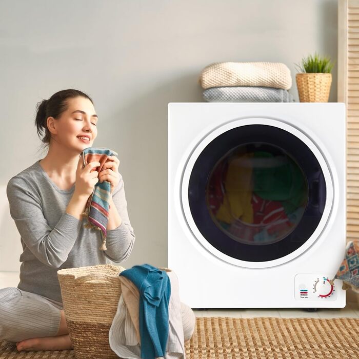 Міні сушарка для одягу LEADZM, 2.5 кг, 33 л, 850 Вт, 3 режими сушіння