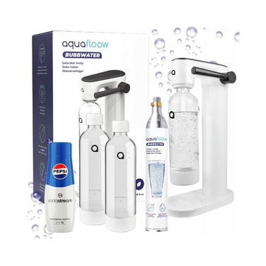 Сифон для газування води AquaFloow: балон CO2 + 3 пляшки для води Pepsi