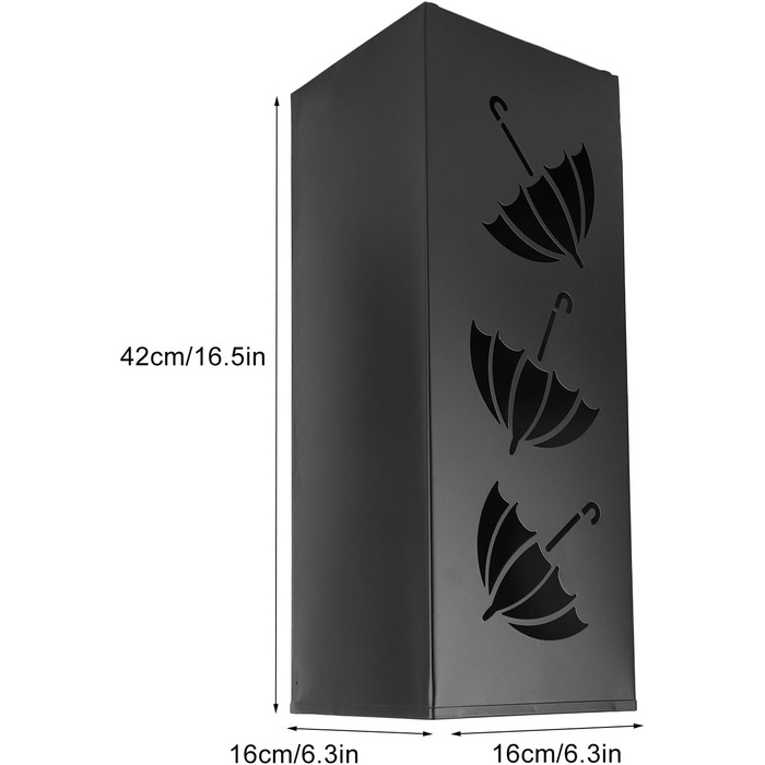 Metal Umbrella Stand - Multi-Purpose Umbrella Holder for Office, Hallway, and Home