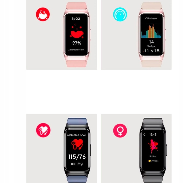 Смарт-годинник Smart-Trend LifeCheck 06, рожевий