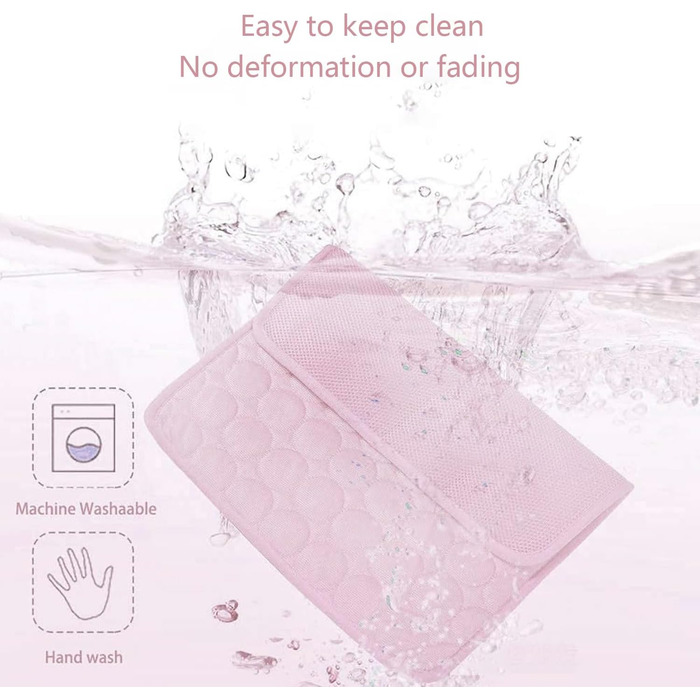 Килимок охолоджуючий для собак YXHZVON, 150 x 100 см, 2XL, рожевий