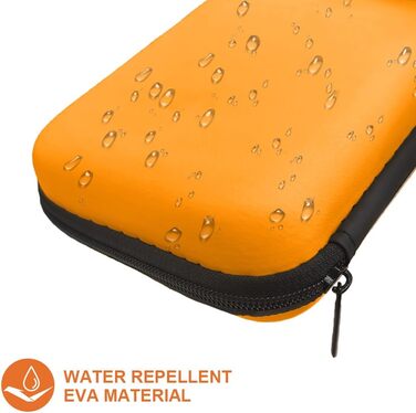 Органайзер для кабелів та гаджетів: універсальна дорожня сумка для USB-кабелів, Powerbank та USB-накопичувачів (Помаранчевий)