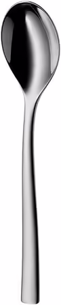 WMF Palermo Stainless Steel Cutlery Set, 6 Persons, 30-Piece Dining Cutlery Set, Monobloc Knives, Cromargan Stainless Steel Polished, Shiny, Dishwasher Safe Single