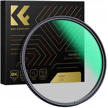 Поляризаційний фільтр K&F Concept CPL 8k MRC Nano X Slim 62мм