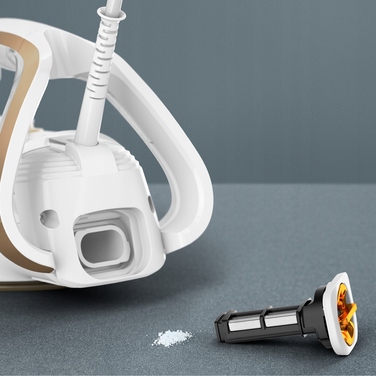 Праска Tefal Puregliss FV8042E0 біло-золотиста, Durilium AirGlide, 2900 Вт