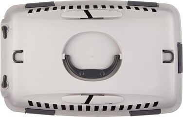 Транспортний бокс Trixie Capri 1, XS (32x31x48 см), темно-сірий/світло-сірий