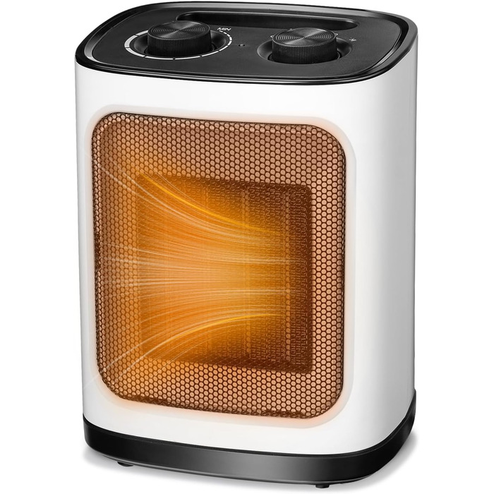 Масляний радіатор COWSAR: Енергозбереження, Швидкий нагрів, 3 режими, захист від перекидання та перегріву, 1200W для вітальні та спальні, білий