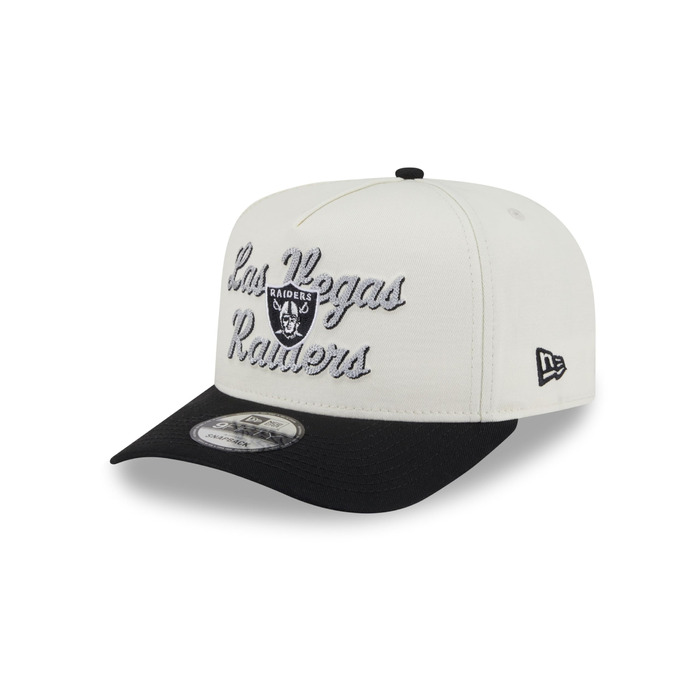 Кепка New Era NFL Las Vegas Raiders 9Forty A-Frame чорна, оригінальна бейсболка
