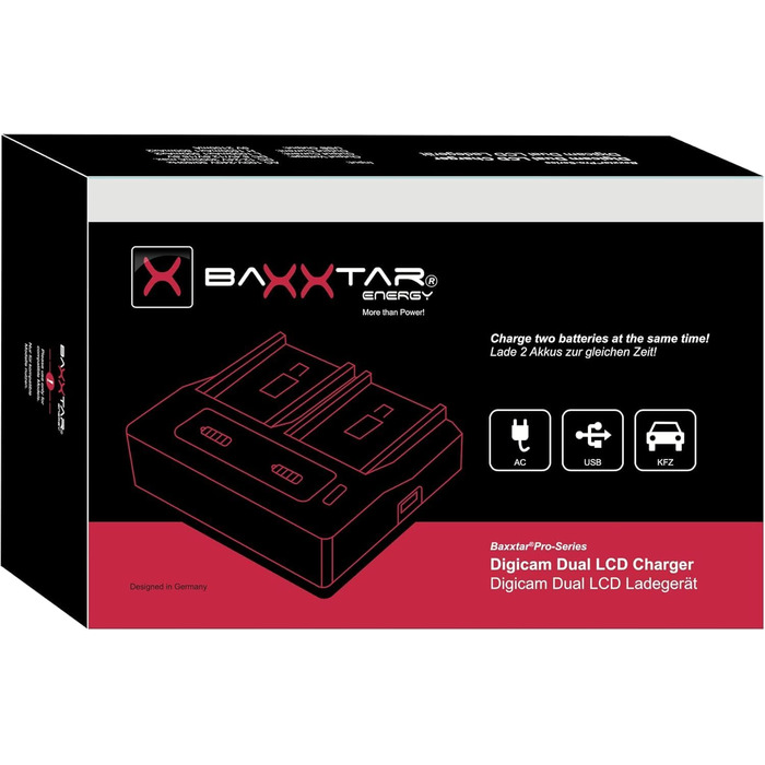 Зарядний пристрій Baxxtar Pro BP-U30/35/60/65/70/90/95/100 з LCD дисплеєм (Dual)