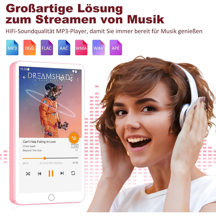 MP3 плеєр Spotify з WiFi та Bluetooth, Android MP4 плеєр для дітей 4.02
