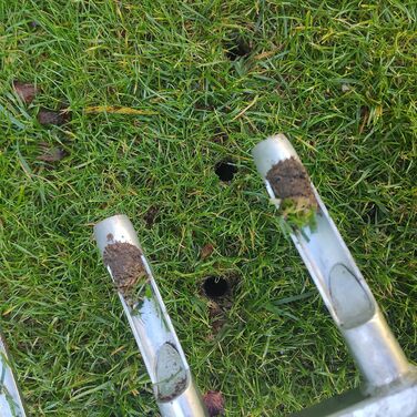 Thick Green Garden Fork Aerator Lawn Aerator Aerating Fork Aerator Lawn Sanding Improved Quality