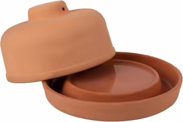 Mediterranean clay butter chiller - fresh butter without a refrigerator - butter dish/butter box without electricity, energy-saving, eco-friendly