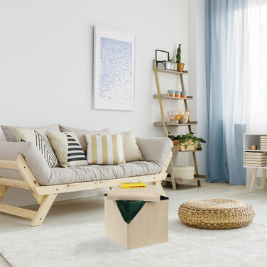 Relaxdays Ottoman з місцем для зберігання речей