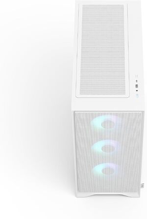 Корпус для ПК Fractal Design Pop Air 2 Black Mesh ATX, 3 вентилятори 120 мм, загартоване скло, RGB