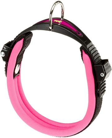 Нашийник для собак Ferplast ERGOFLUO C15/42 з підкладкою та мікрорегулюванням, рожевий
