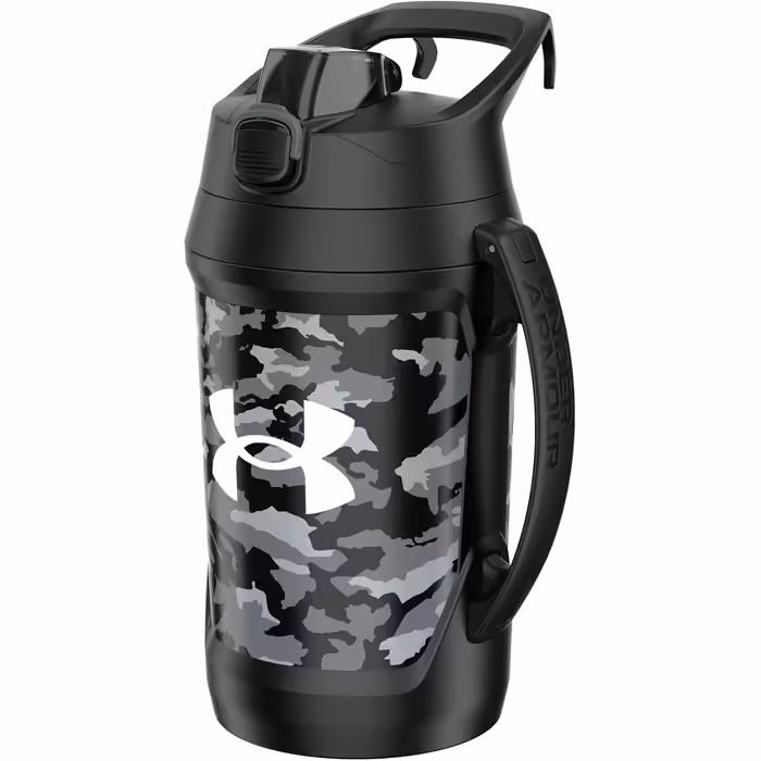 Пляшка для води Under Armour Playmaker Sport, 1,8 л, з ручкою, ізоляція, не протікає, чорна