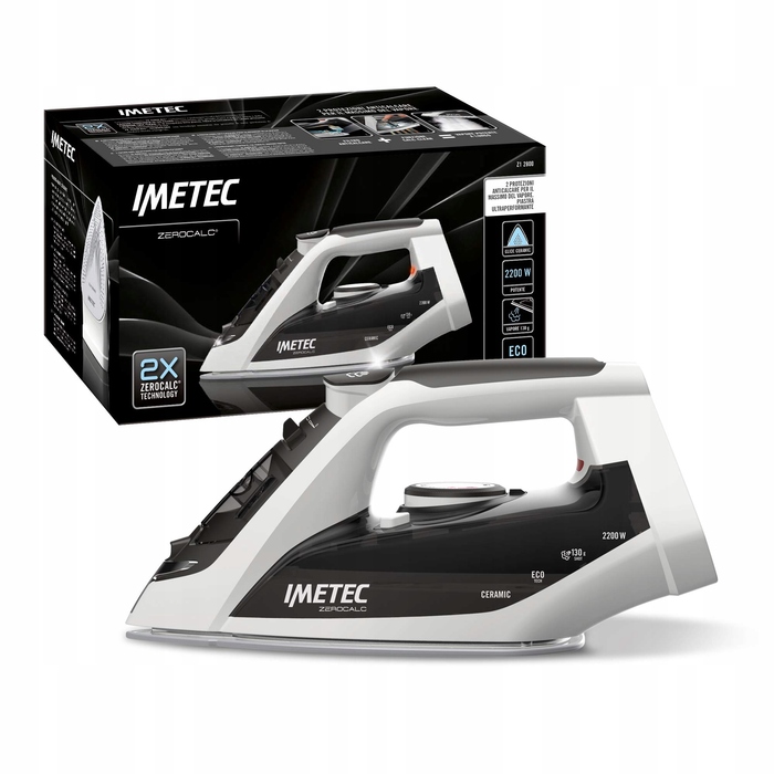 Парова праска Imetec Zerocalc Z1 2800 з керамічною підошвою, 2200 Вт