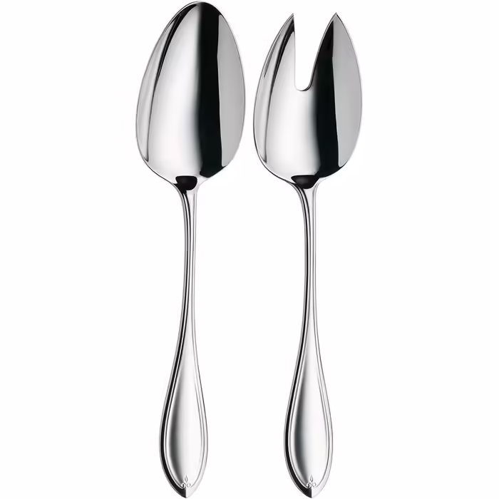 WMF Premiere Cutlery Set, 12 Place Settings, 66 Pieces, 60 Pieces with Serving Utensils, Hollow-Ground Knives, Cromargan protect polished, scratch-resistant, dishwasher-safe, 66-piece Single