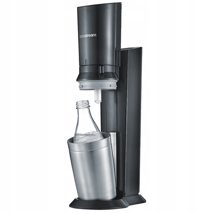 Сифон для газування води SodaStream Crystal 3.0, сріблястий, з балоном CO2