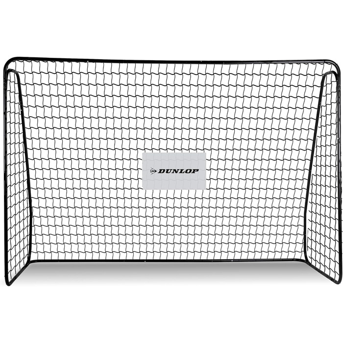 Ворота футбольні Dunlop 240x160x85/120x300x200 см - Металеві, для тренувань, всі вікові групи, просте встановлення (Чорний, 300x205x120 см)