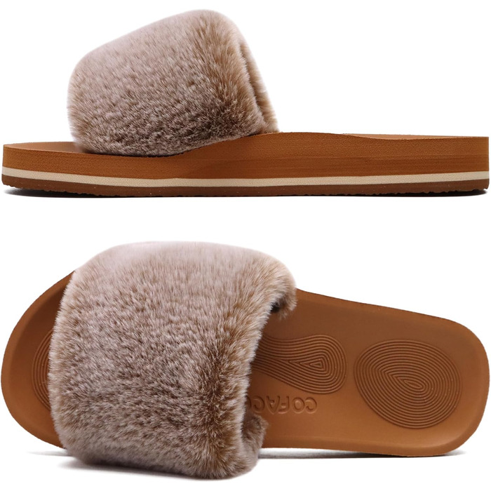 Тапочки халатні жіночі COFACE з м'якою підкладкою, халатні шльопанці, домашні тапочки, шльопанці для дому, теплий варіант на літо та зиму, рожеві (43 EU, Khaki)