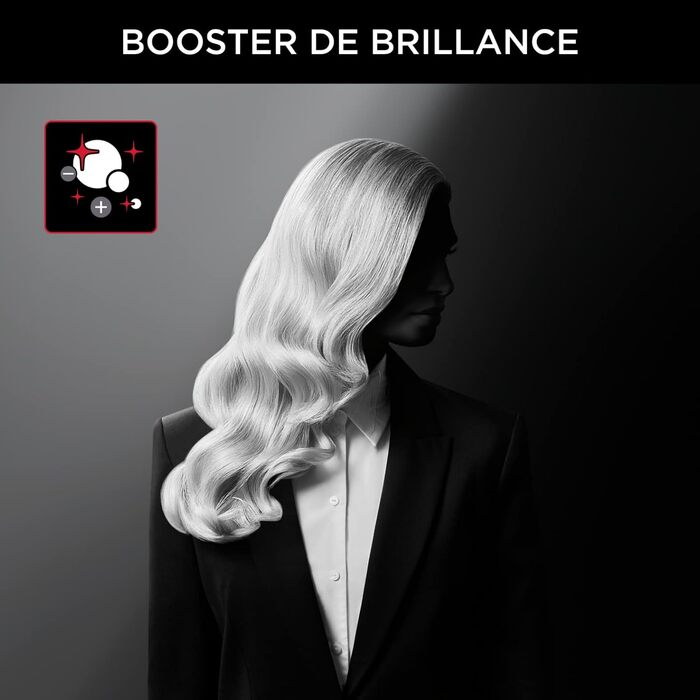 Випрямляч для волосся Rowenta x Karl Lagerfeld SF467L K/Pro Stylist з кератиновим покриттям та іонізацією, чорно-червоний