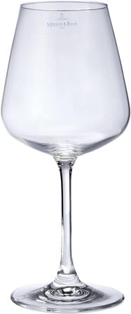 Набір келихів Villeroy & Boch Ovid для червоного вина, 4 шт., 590 мл, 21,5 см, кришталеве скло, придатні для миття в посудомийній машині. Сучасний, елегантний, класичний дизайн